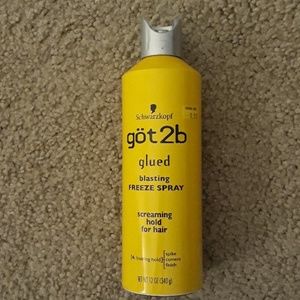 Got 2 be glued blazing freeze spray